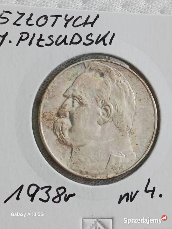 5 J Piłsudski 1938 r4 najniższy nakładrzadkość Konin