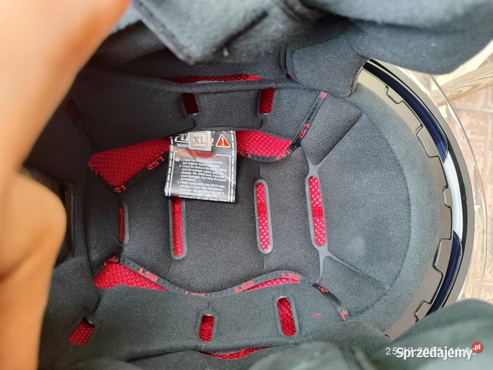 KASK MOTOCYKLOWY SZCZĘKOWY LS2 METRO ROZMIAR L Kaski Strażów sprzedam