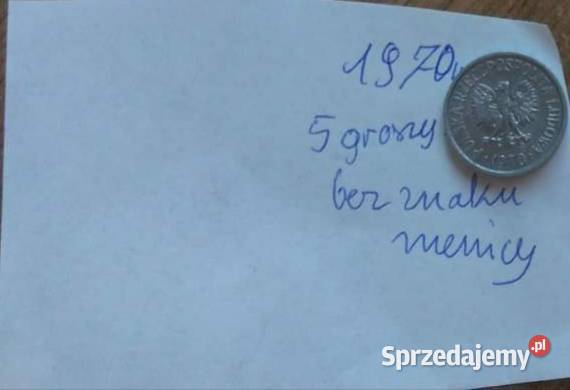 5gr Z lat PRelu Numizmatyka Antyki, Sztuka, Kolekcje Warszawa sprzedam