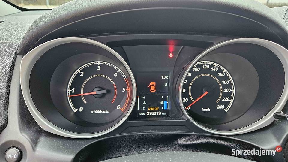 MITSUBISHI ASX 18 DIESEL 2010 R czarny ASX Opatów sprzedam