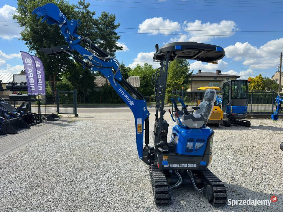 Nowa Minikoparka RIPPA R13 PRO Kubota 13 Tony Złoczew