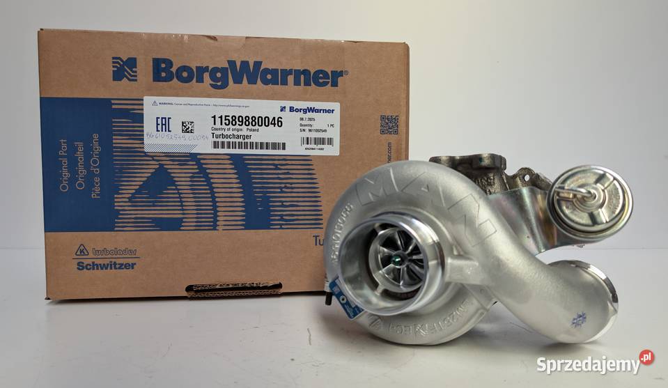 Turbosprężarka BorgWarner 11589700046
