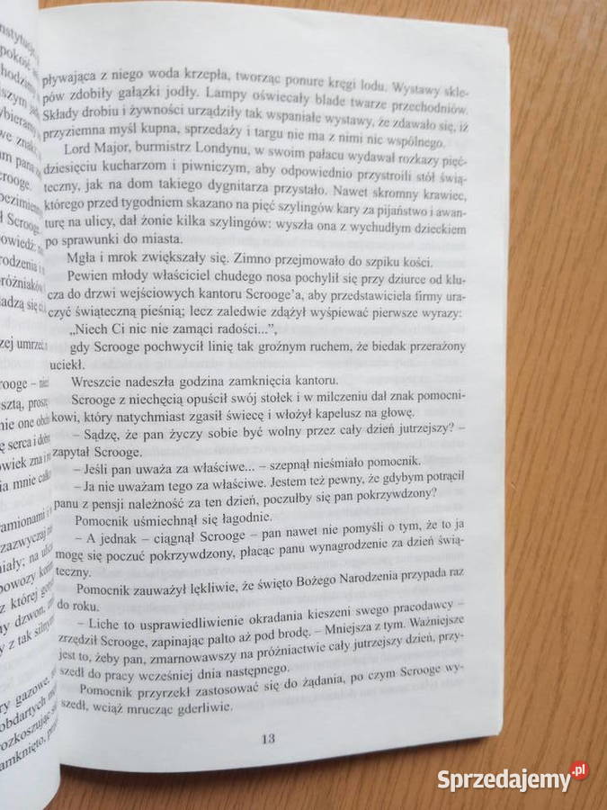 Opowieść wigilijna 2005 Charles Dickens literatura piękna - proza zagraniczna śląskie Dąbrowa Górnicza