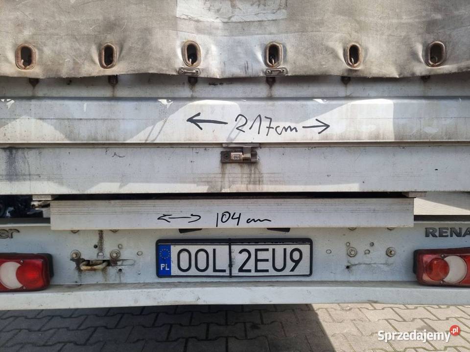 ZABUDOWA PLANDEKA RENAULT MASTER III kujawsko-pomorskie Lipno