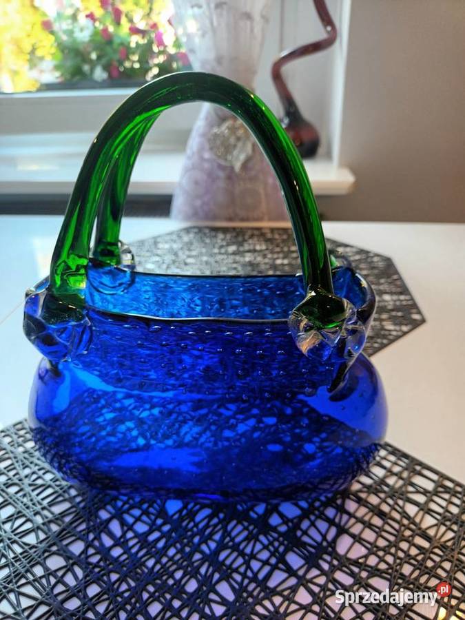 Mam do sprzedania szklane torebki Murano 300 Porcelana i szkło Malbork