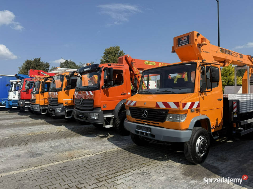 Mercedes Vario 814 D 4x4 Zwyżka RUTHMANN STEIGER Widełki