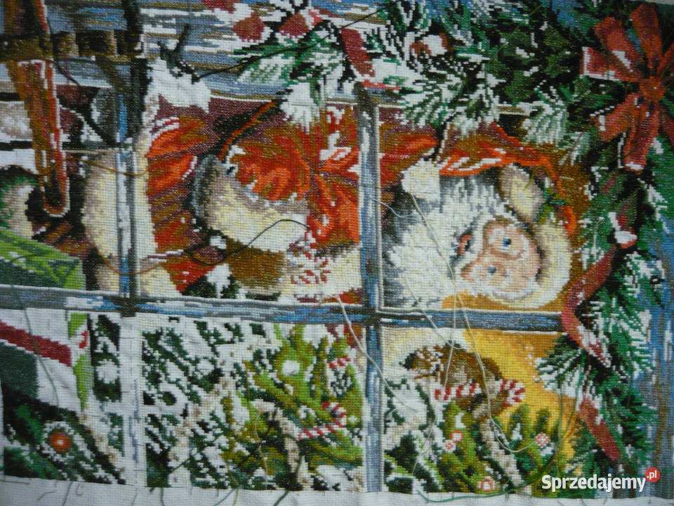 Haft krzyżykowy cross stitch kit MIKOŁAJ wielokolorowy Bieruń