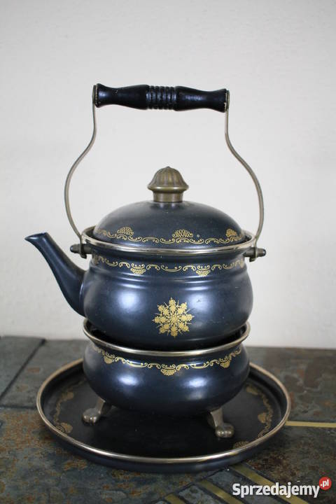 Piękny i klasyczny zestaw komplet z dzbankiem Pszczyna