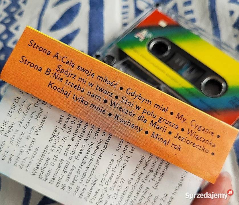 Piosenki weselne biesiadne Disco polo 5 kaset w kaseta Chełmno