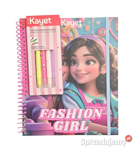 kolorowanka fashion girl siostry kayet z Szczecin