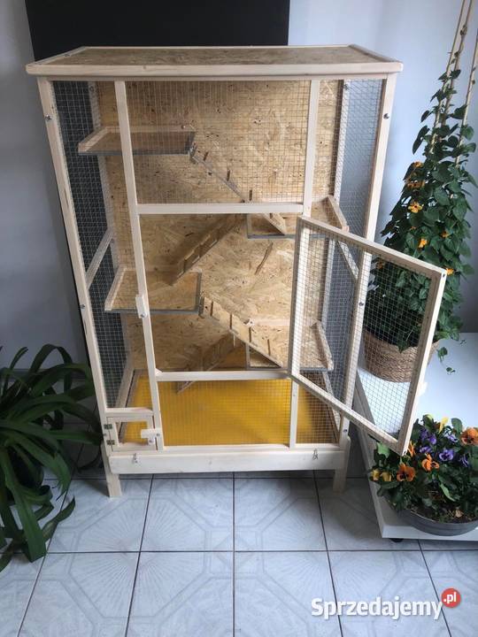 Klatka drewniana gryzoni koszatniczki szynszyla Myszków
