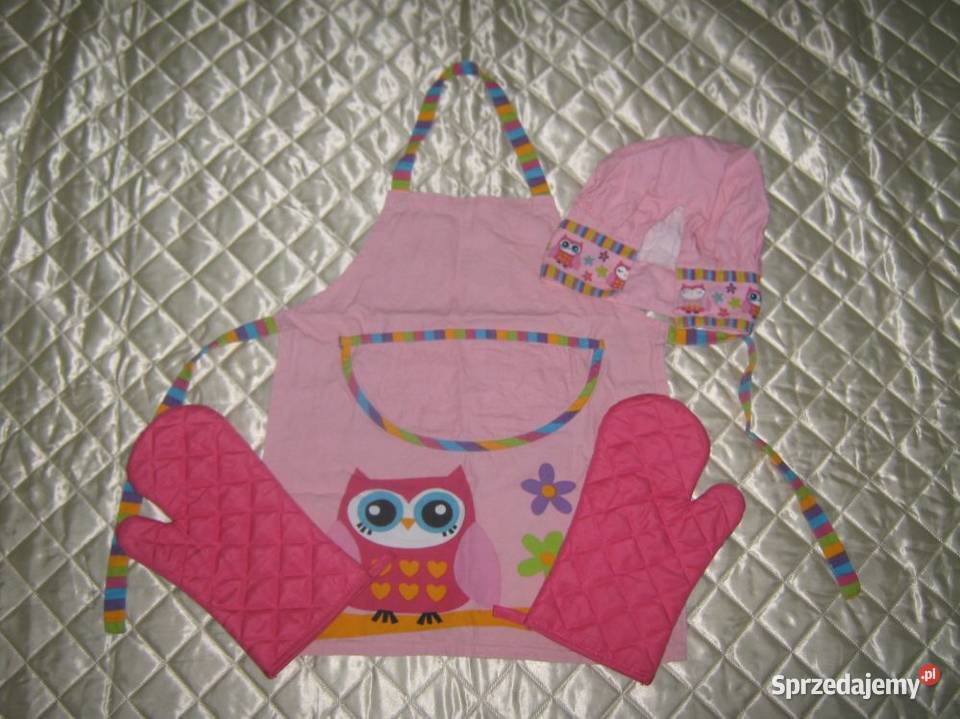 Fartuszek Czapka i Rękawice Zestaw Kucharz sprzedam