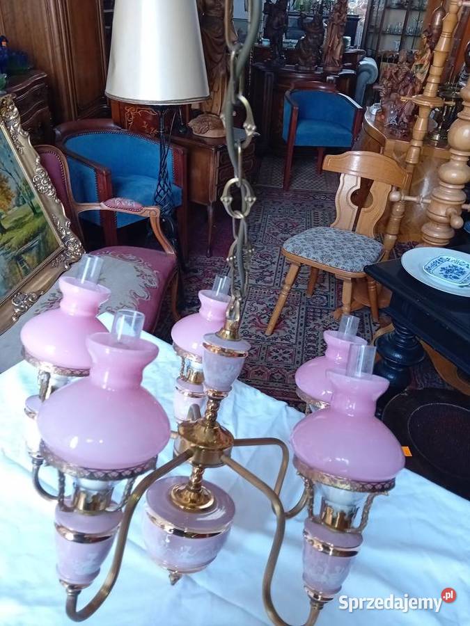 Żyrandol mosiężny Tarnogród