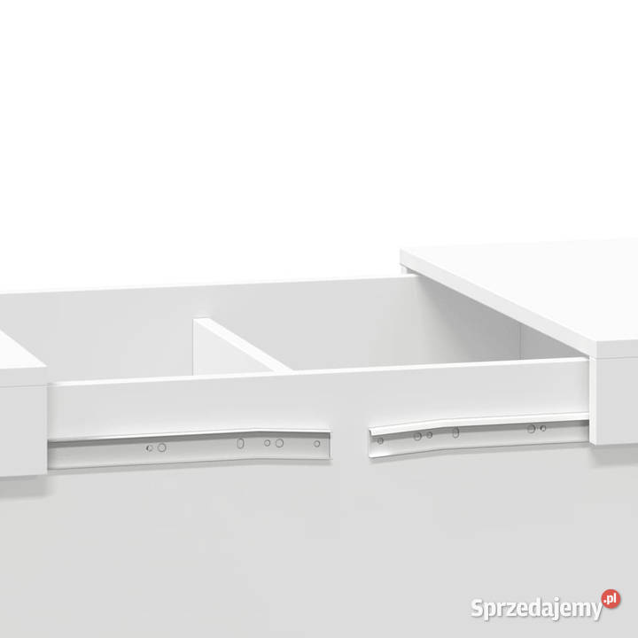 Stolik kawowy biały 80x55x40 materiał Warszawa
