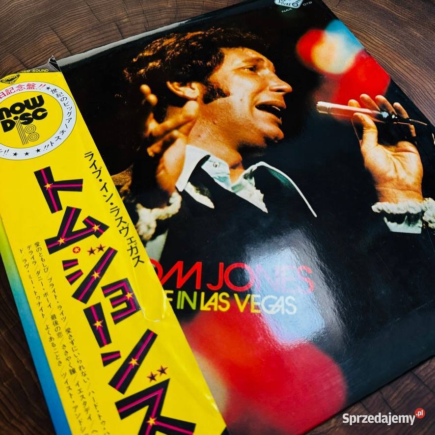 Tom Jones Live In Las Vegas EXEX Japan Obi LP pomorskie Gdańsk