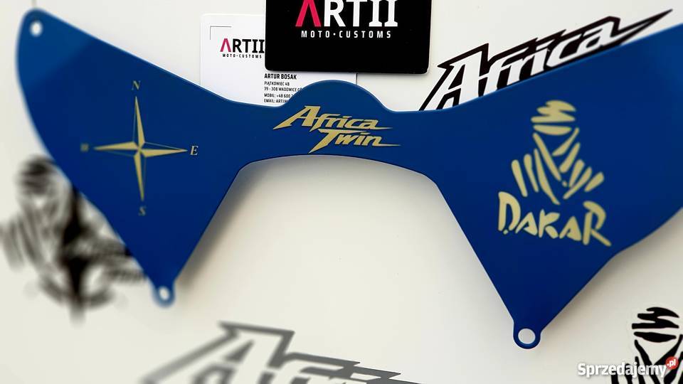 Forkshield METAL AfricaTwin 1000 DG KAD BLUE Akcesoria Piątkowiec