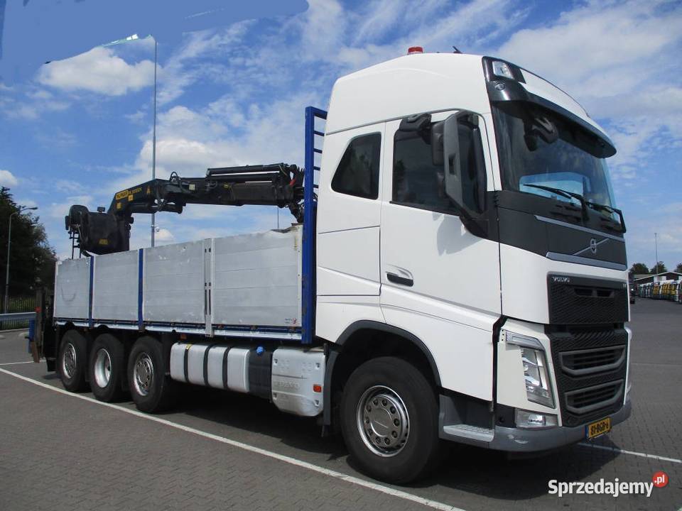Volvo FH 8x4 skrzynia z dzwigiem do budowlanki Warszawa