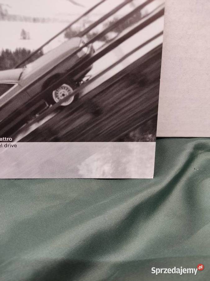 Pocztówka widokówka Audi quattro permanent Głuchołazy