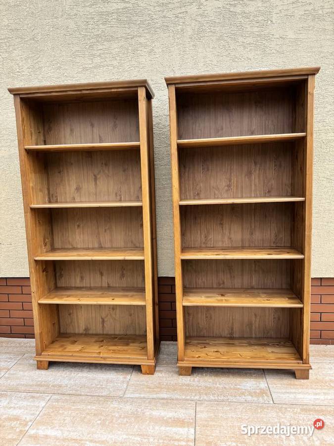 Regał na książki biblioteczka szafa sosnowa Sulbiny
