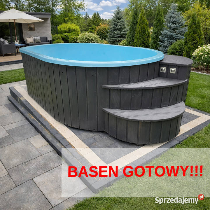 BASEN OGRODOWY WOLNOSTOJĄCY Z HYDROMASAŻEM W dolnośląskie sprzedam