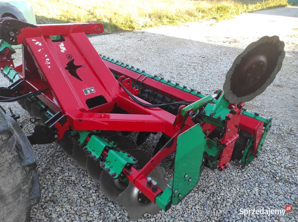 Agregat talerzowy agromasz 3m wał hydrauliczny Agregaty
