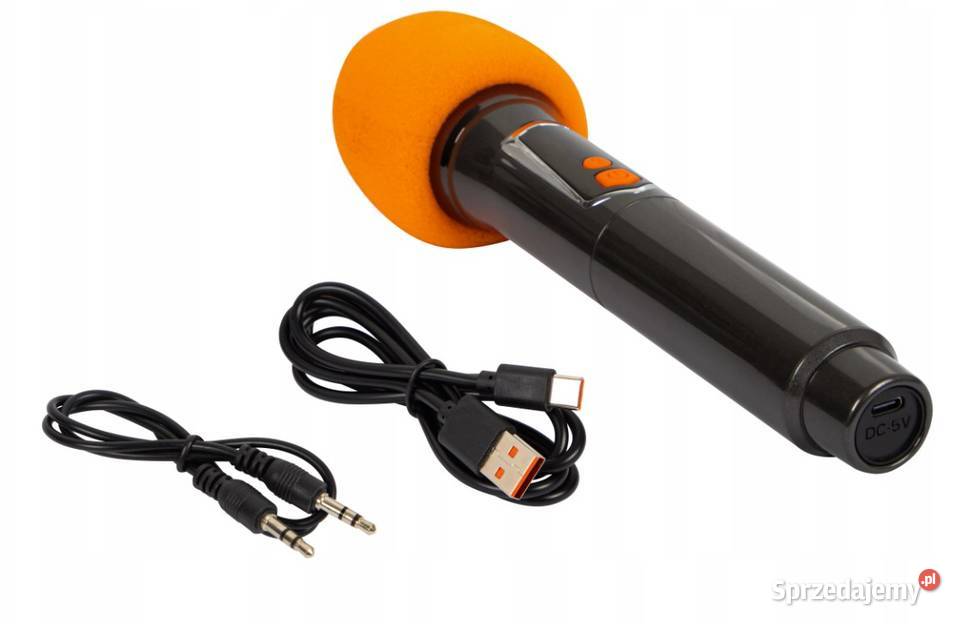 GŁOŚNIK BLUETOOTH USB SD KARAOKE MIKROFON DJ Białystok