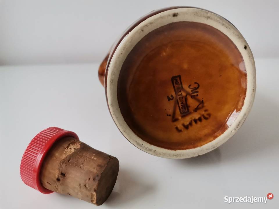 Stara butelka LWWG1 porcelit Mirostowice Winiak Katowice