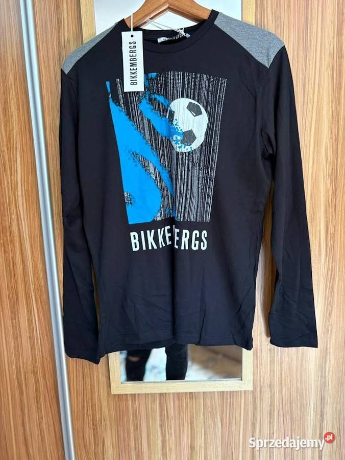 BIKKEMBERGS bluzka młodzieżowa z długim rękawem