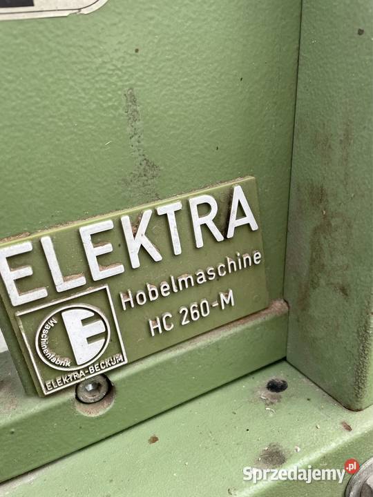 Heblarka strugarka Elektra Beckum Zdzieszowice