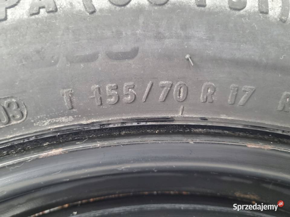 KOŁO DOJAZDOWE Mercedes W211 C219 15570 R17 Chełm sprzedam