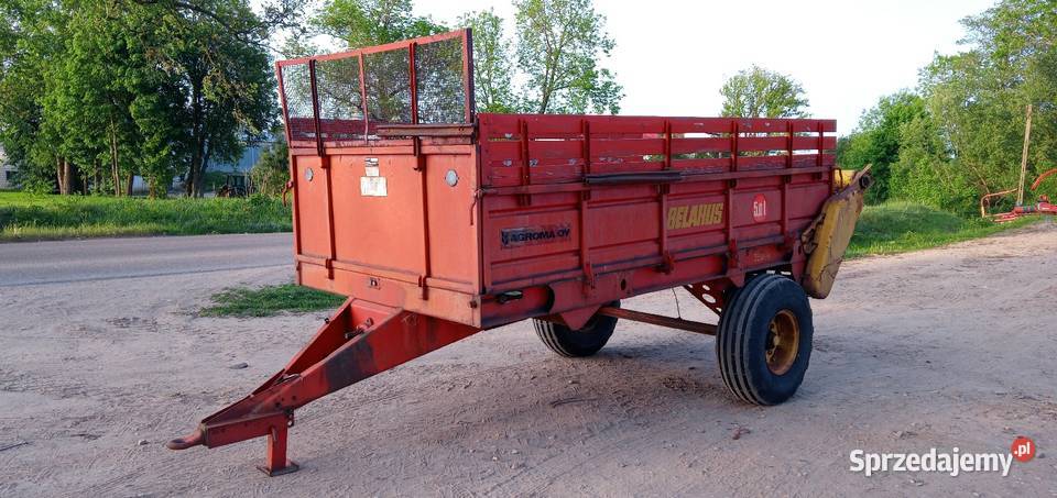 Belarus Tempo PTU5 Rozrzutnik 5000 Rozrzutniki obornika Rozrzutniki obornika podlaskie Szołtany