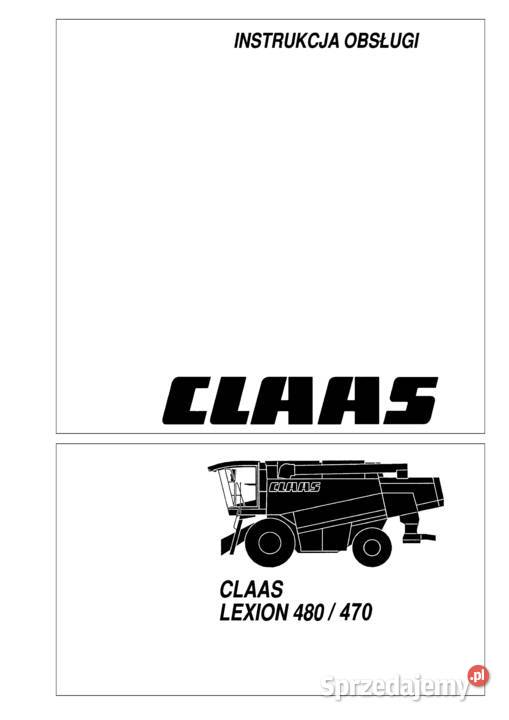 Instrukcja obsługi Claas Lexion 470 Szamotuły