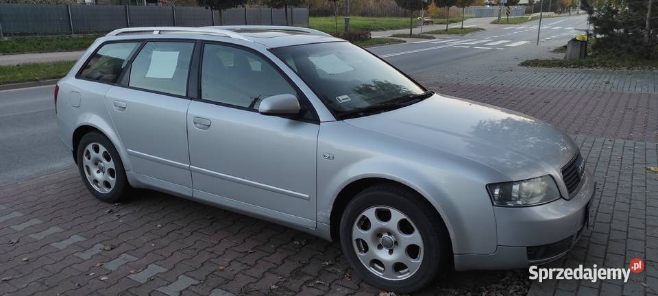 Audi A4 B6 19 TDI 2004r Kombi 130 Srebrne A4
