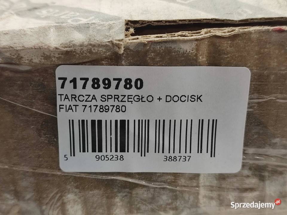 TARCZA SPRZĘGŁA DOCISK FIAT FIORINO 13 D 2007