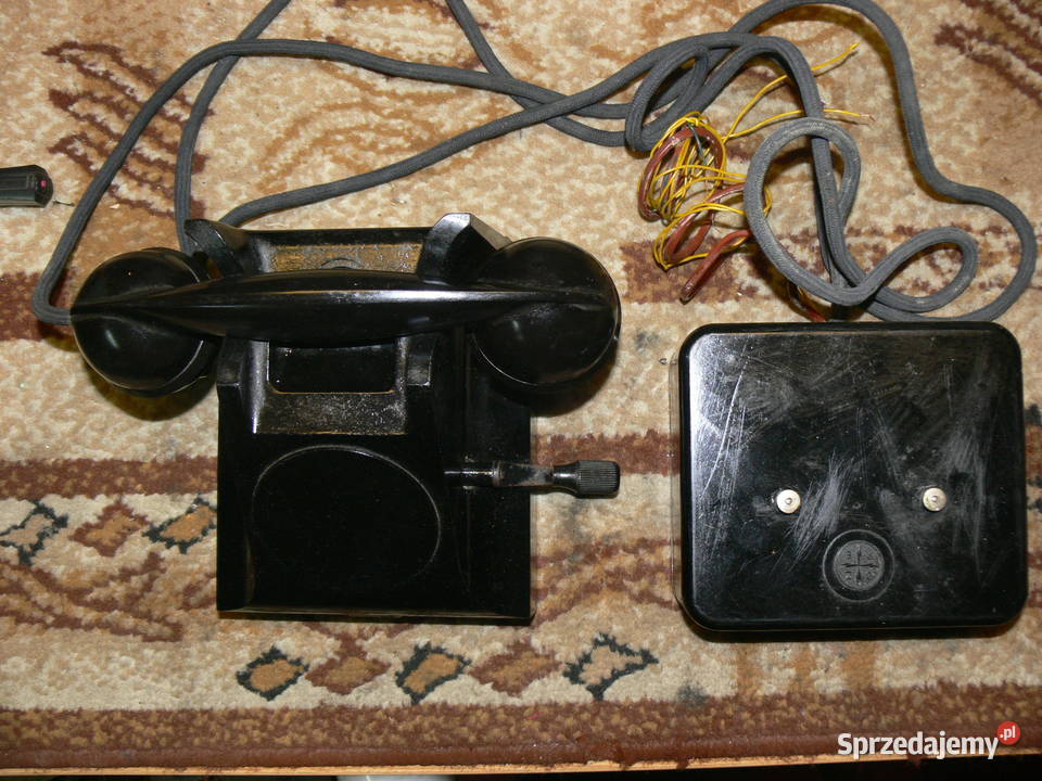 Stary Polski Bakelitowy telefon RWT lata 4050 na Tomaszów Mazowiecki