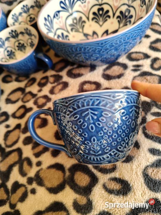 Miska filiżanki ceramiczne nieużywane
