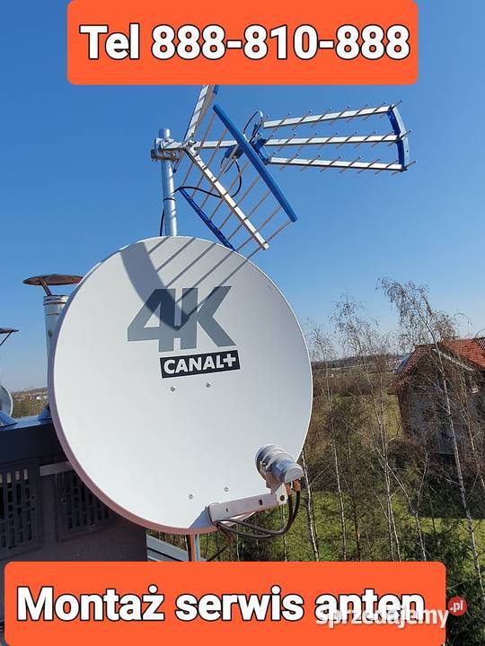 Montaż serwis anten satelitarnych naziemnych 24h
