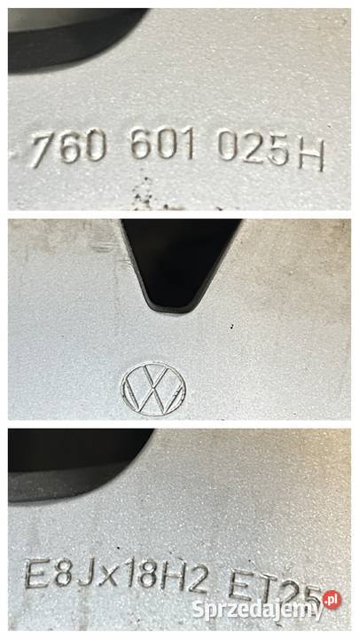 Oryginalne koła zimowe FELGI 18 VW Touareg III Wrocław