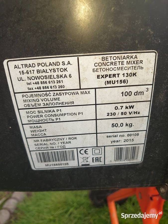 Betoniarka Expert 130K
