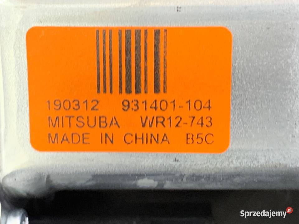 PODNOŚNIK SZYBY PRAWY PRZÓD JEEP CHEROKEE KL podkarpackie