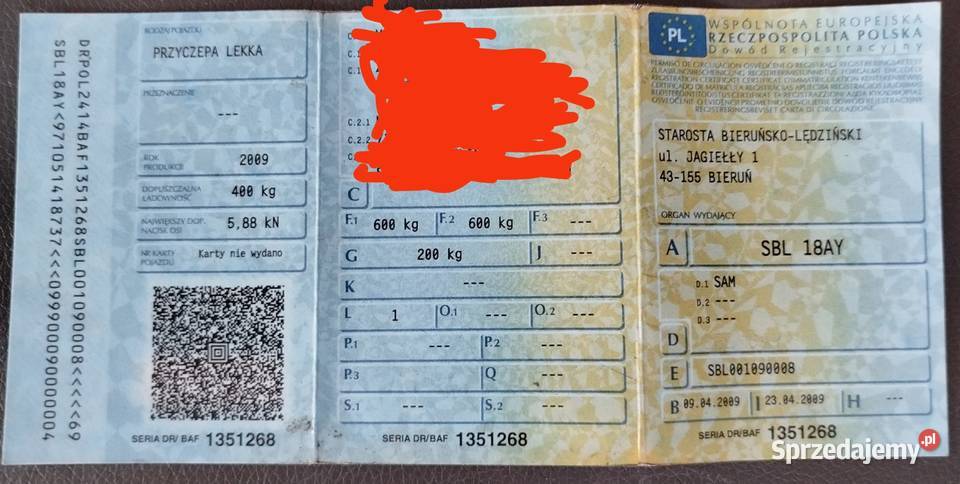 Przyczepka Lekka Samochodowa SAM burtowe Mysłowice
