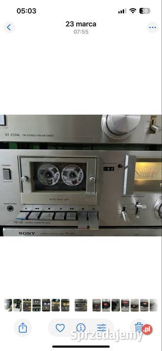 Vintage Sony 4 segmenty Elektronika sprzedam