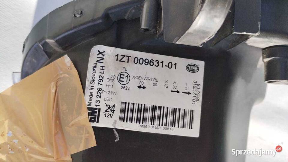 Lampa Przód Led Bi Xenon Opel Insignia A 0813r dolnośląskie