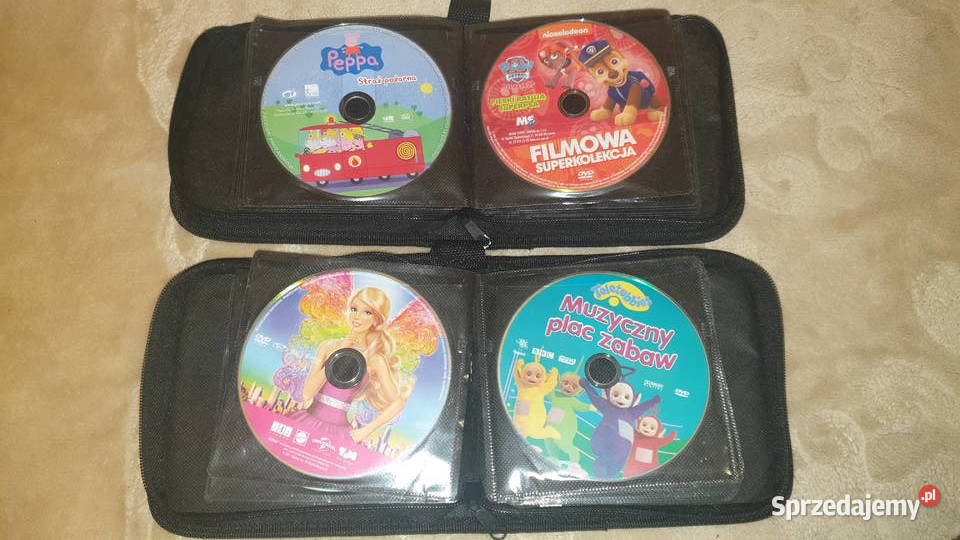 60 sztuk płyt DVD dzieci oryginalne dwa etui mazowieckie Warszawa