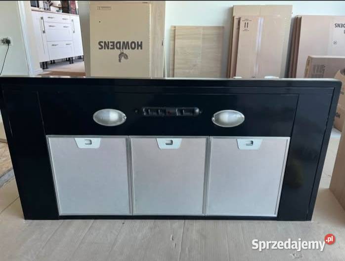 Okap Falcon 90 czarny stan idealny Kraków