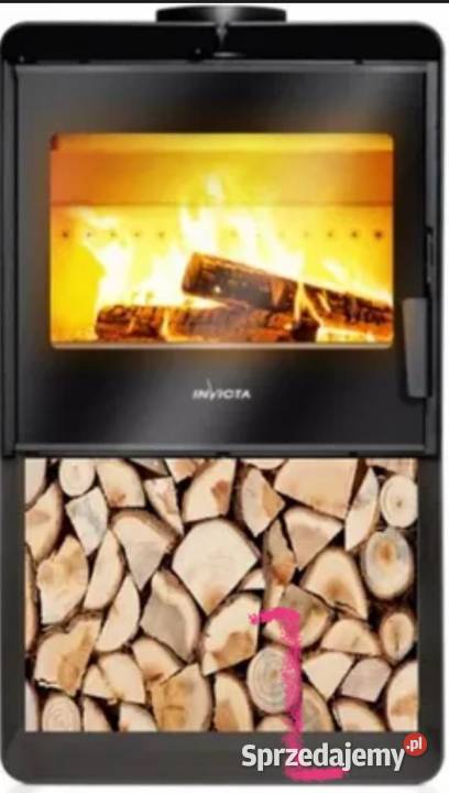 Kominek wolnostojący piec ogrzewacz 75kW zamiast Lubań