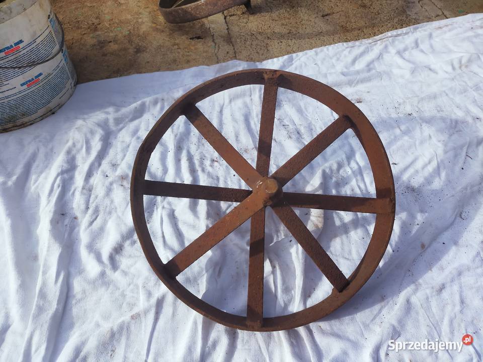 Stare metalowe koło taczki Połczyn-Zdrój sprzedam