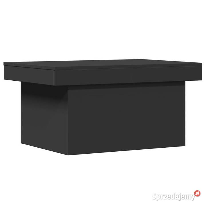 Stolik kawowy czarny 100x55x40 materiał Warszawa