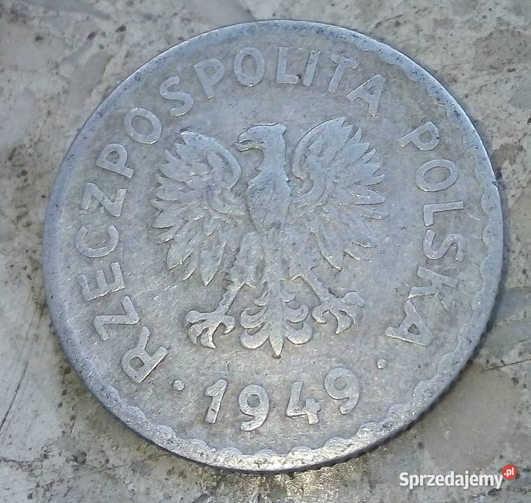 POLSKA 1 1949 rALRZADKA Numizmatyka Legionowo