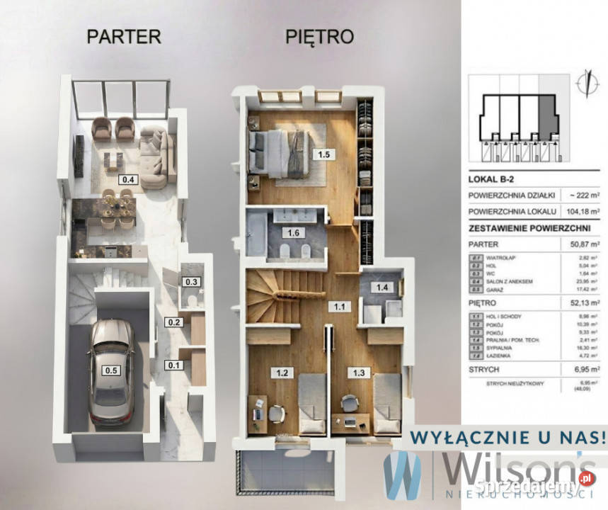 Dom wolnostojący Warszawa 10418m2